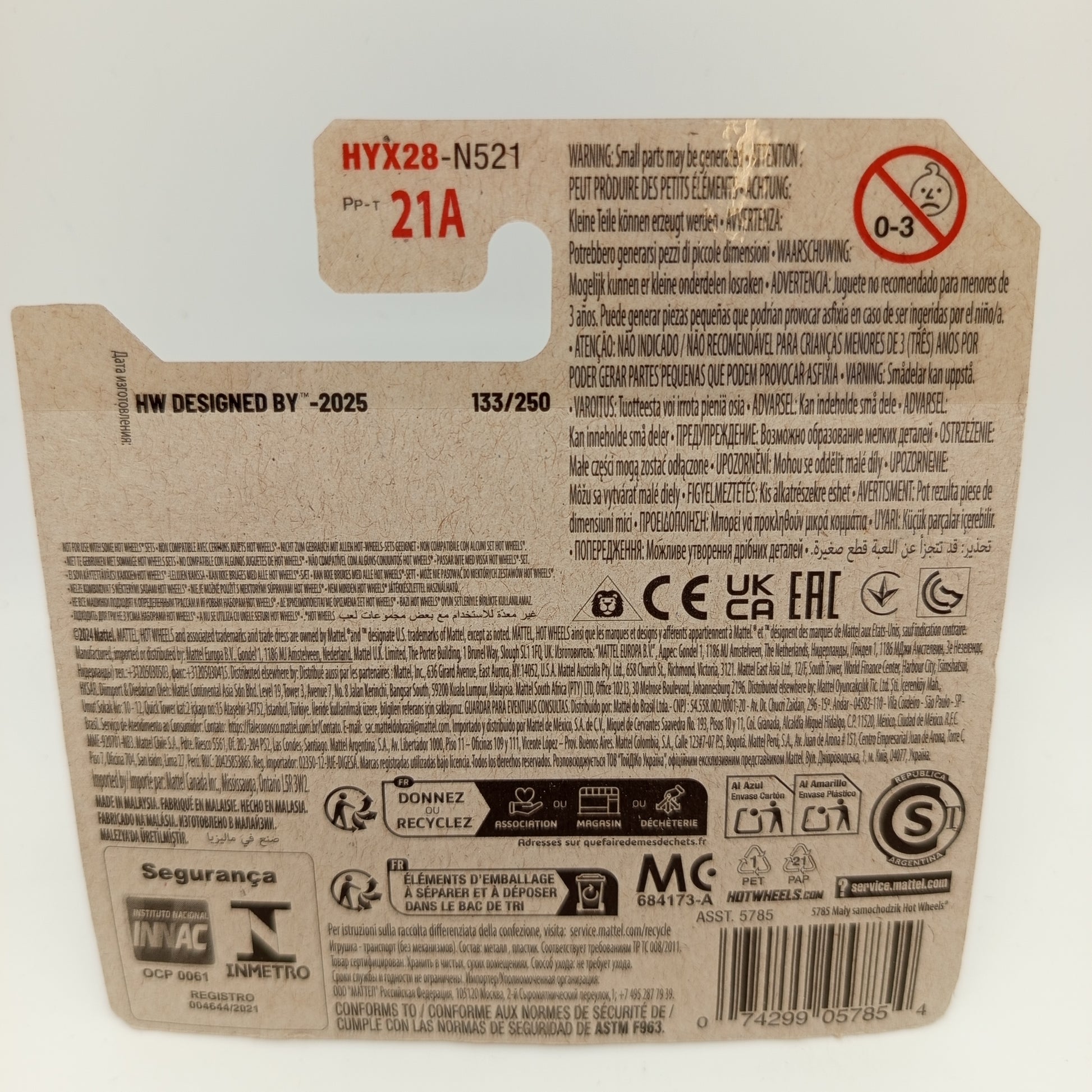 Hot Wheels Fahrzeuge Set von 4 – Honda CB750, VW T3, X-Ray Racer, OVP, neu