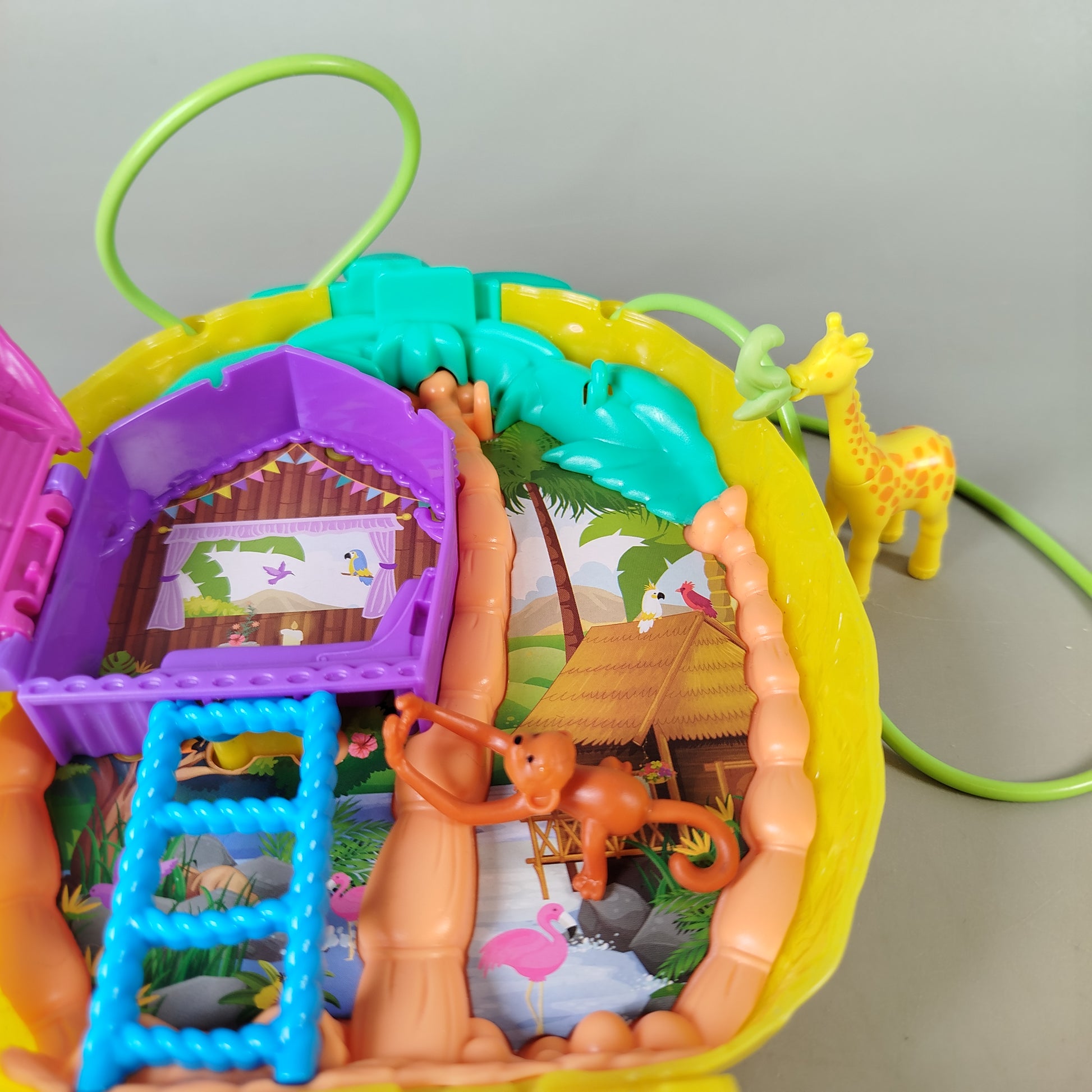 Polly Pocket Kompakt-Spielsets – Dschungel & Abenteuer, Set von 2