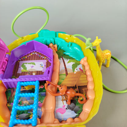Polly Pocket Kompakt-Spielsets – Dschungel & Abenteuer, Set von 2