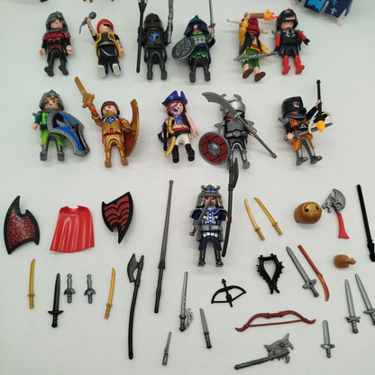 Playmobil Bundle Ritter&Drachen Set von 20 Figuren ab 6 7 8 Jahre | ✅ geprüft 