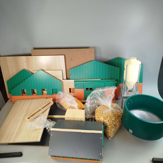 Bundle Bauernhof Set von 15 Tiere Spielanlage Holz
