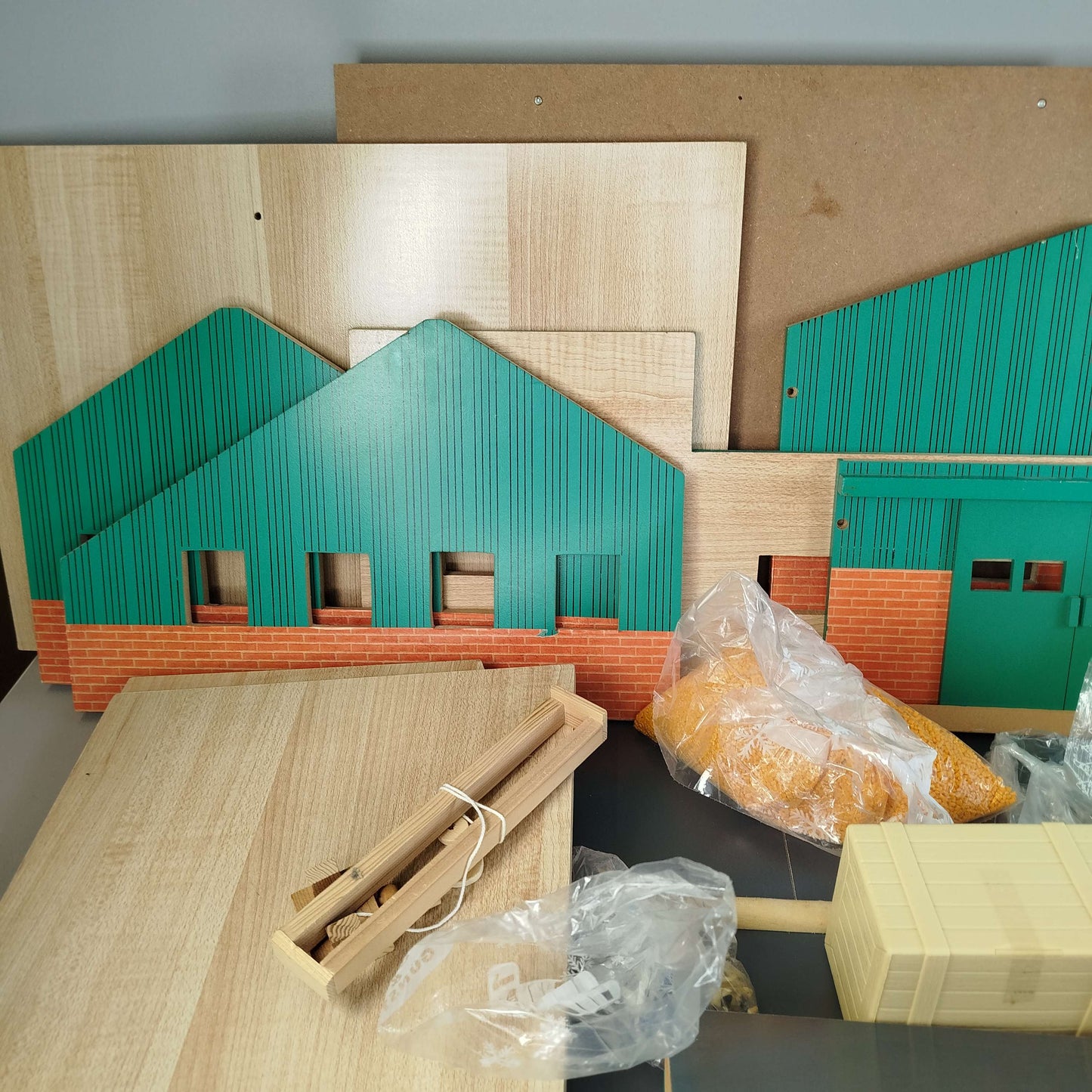 Bundle Bauernhof Set von 15 Tiere Spielanlage Holz