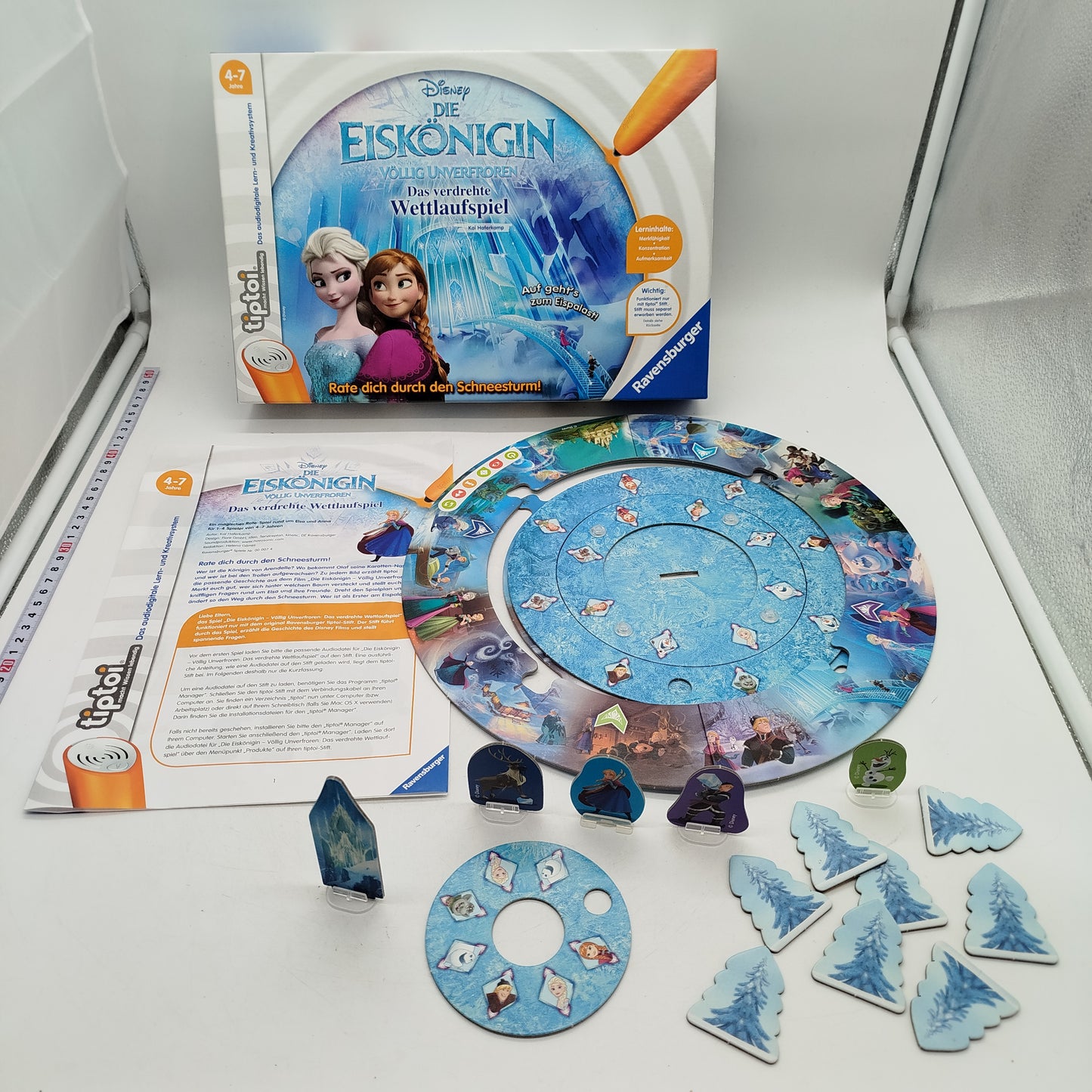 Ravensburger Eiskönigin Brettspiel 00007,gebraucht,ab 6 7 8 Jahre | ✅ geprüft 