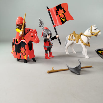 Playmobil Bundle Ritter Set von 6 Figuren & Pferde