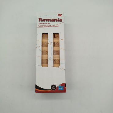 Stapelspiel Turmania – Geschicklichkeitsspiel mit 54 Bausteinen
