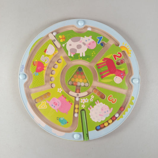 HABA Magnetlabyrinth Holzspiel, wie neu, ab 3 4 5 Jahre | ✅ geprüft 