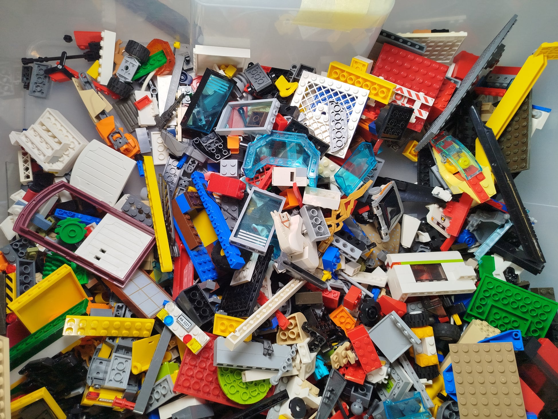 Konvolut ca. 7 kg Bausteine - Lego & Lego kompatibel