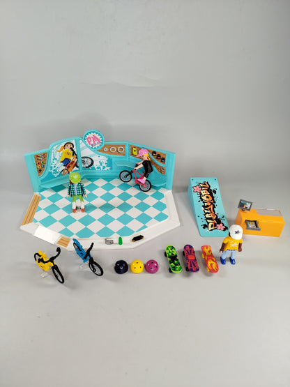 Playmobil Playmobil-Spielset-Bundle: Eisdiele, Skatepark & Spielplatz