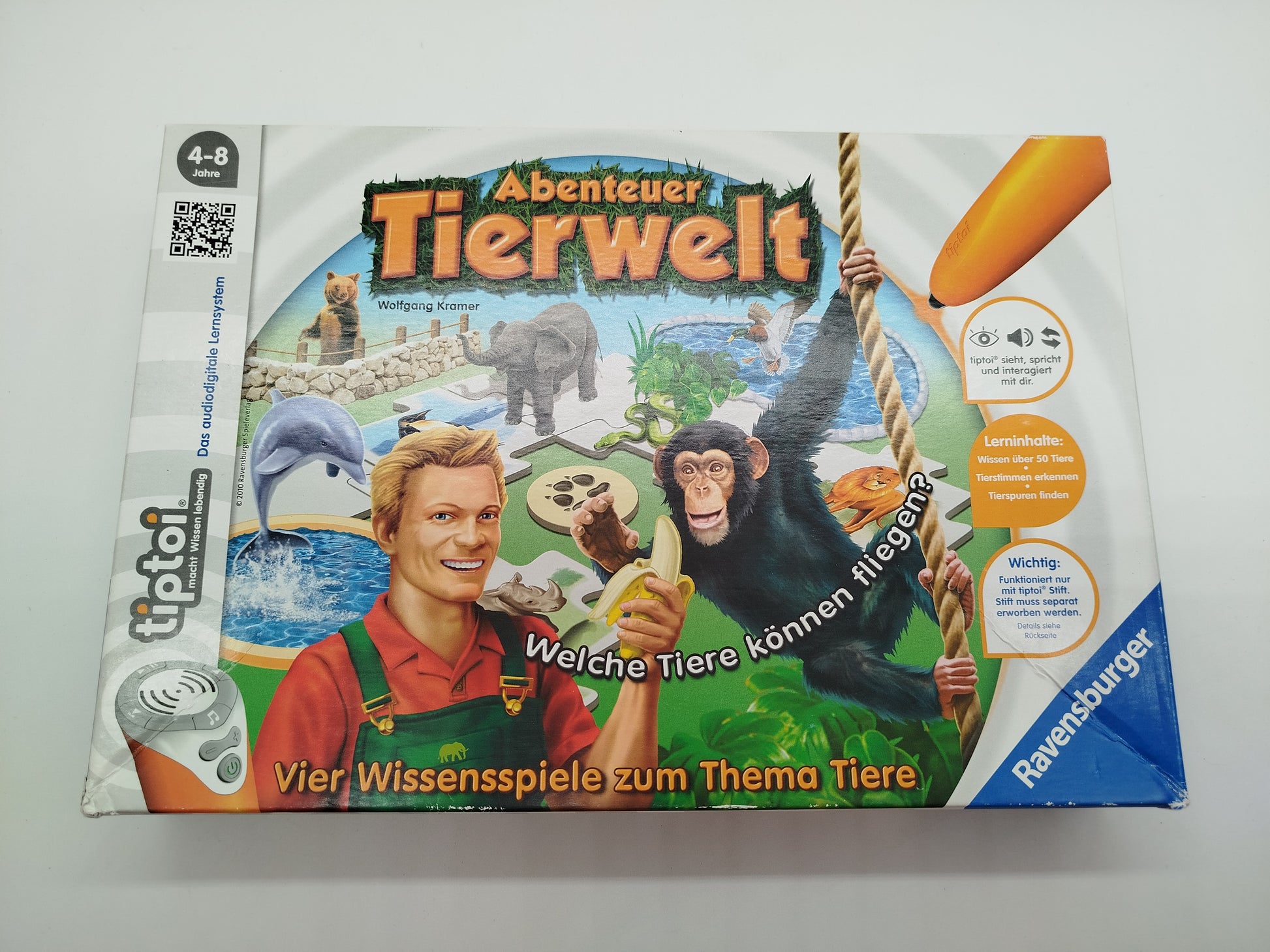 Ravensburger Tiptoi Abenteuer Tierwelt, Lernspiel, wie neu