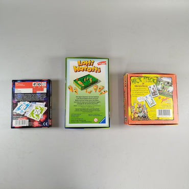  Brettspiel-Set - 3 Spiele