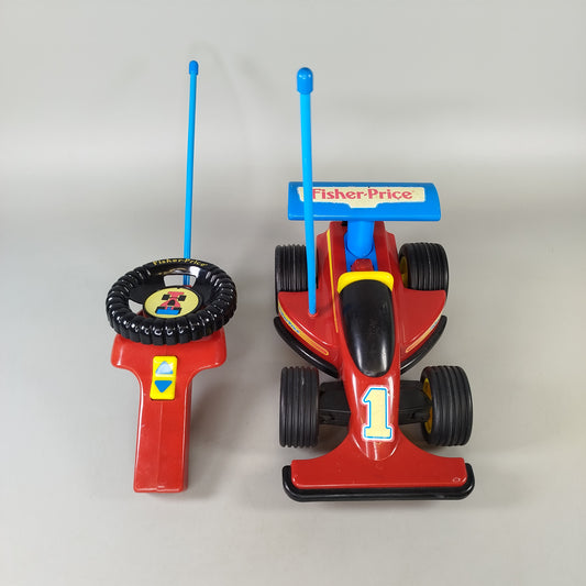 Fisher-Price Ferngesteuertes Spielzeugauto – Vintage Rennwagen retro