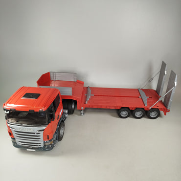Bruder Scania LKW Tieflader & CAT Bulldozer 03555