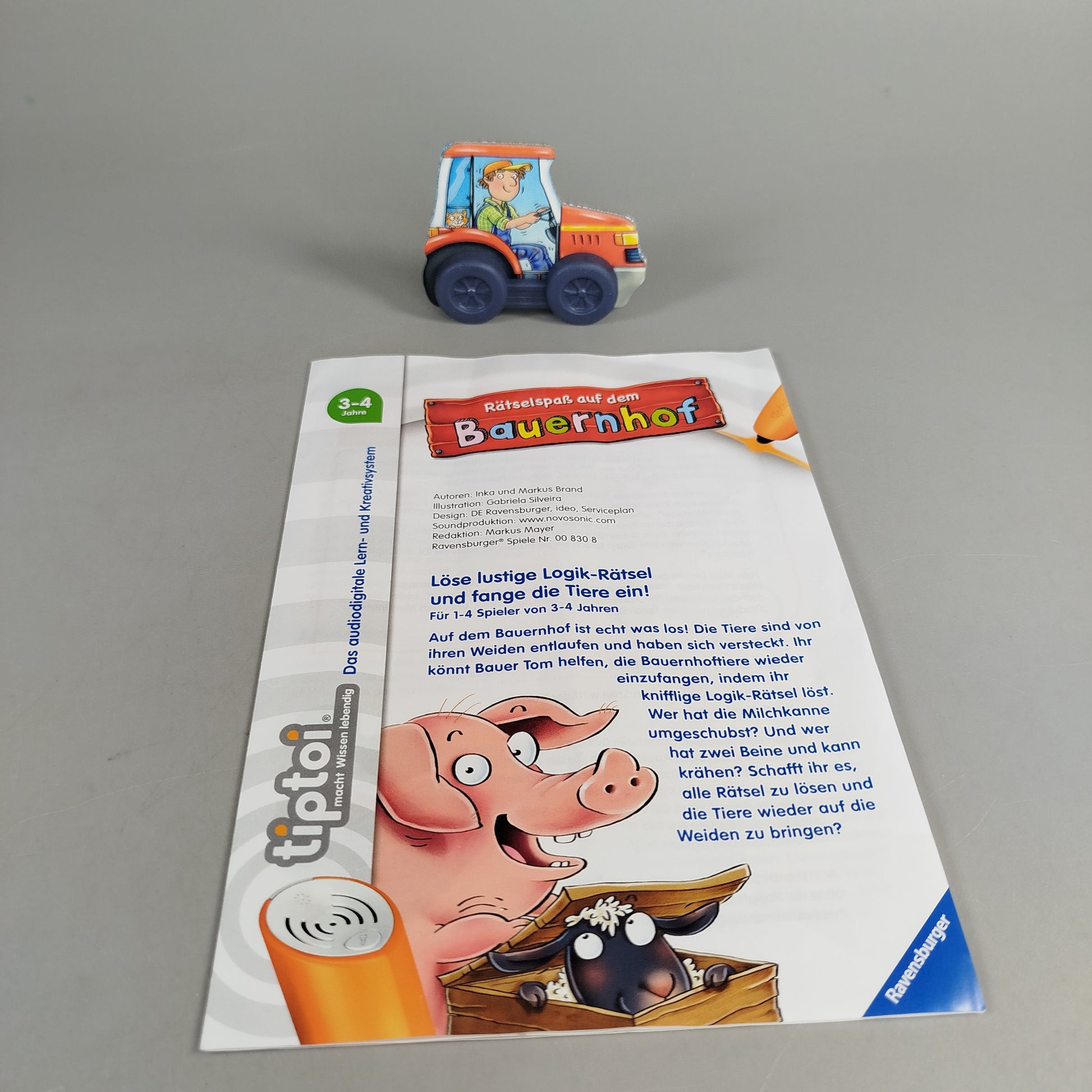 Ravensburger Tiptoi Lernspiel Rätselspaß auf dem Bauernhof, OVP