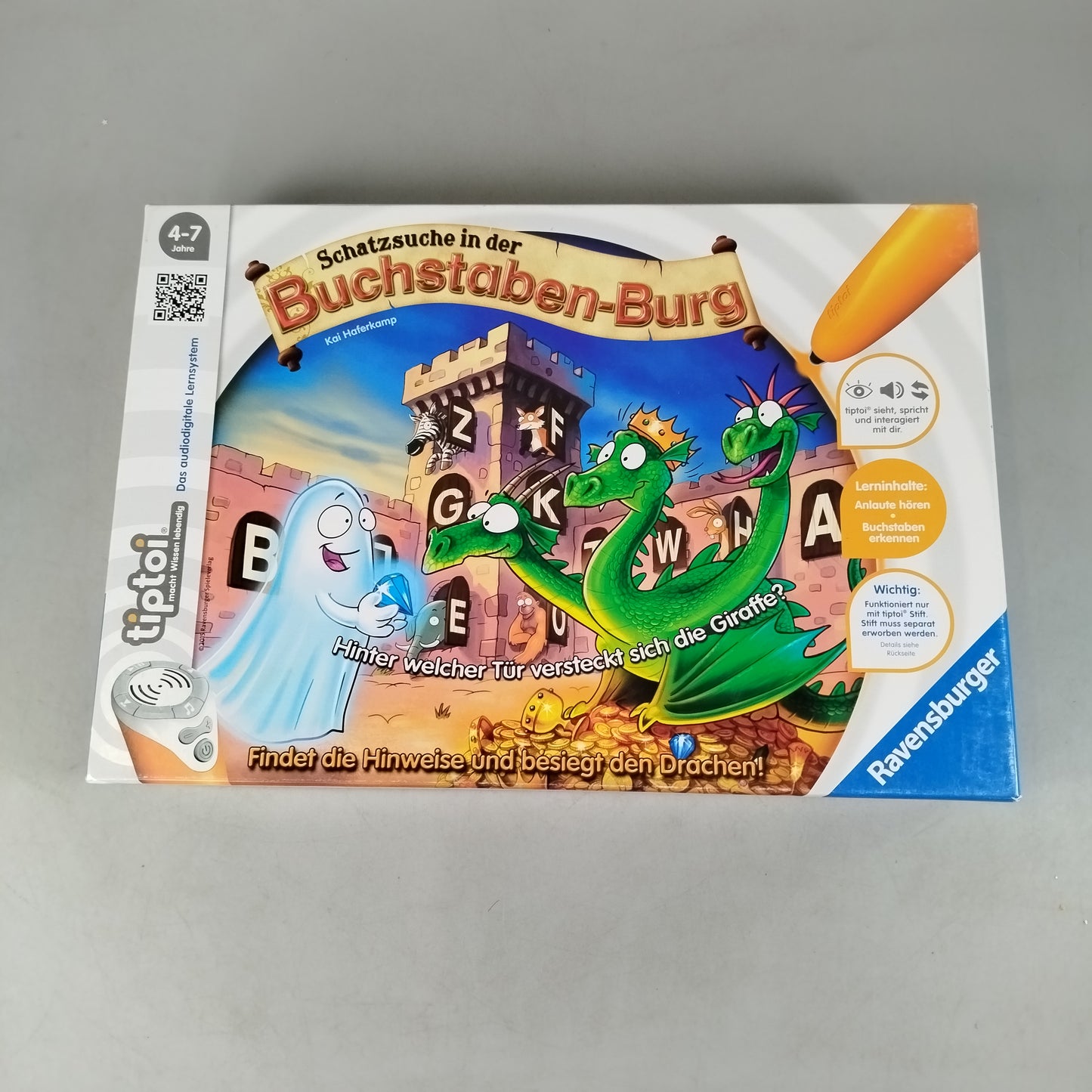 Ravensburger Tiptoi 00737 Lernspiel Schatzsuche Buchstaben-Burg