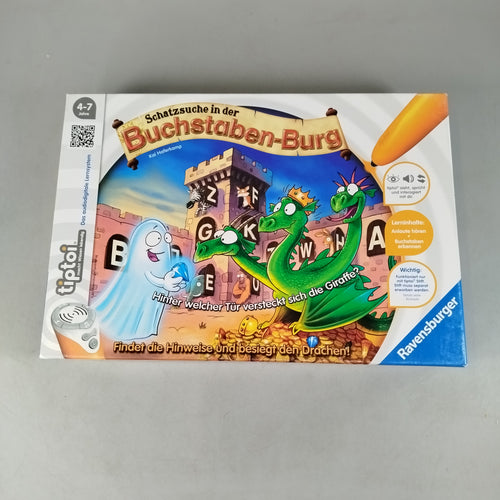 Ravensburger Tiptoi 00737 Lernspiel Schatzsuche Buchstaben-Burg