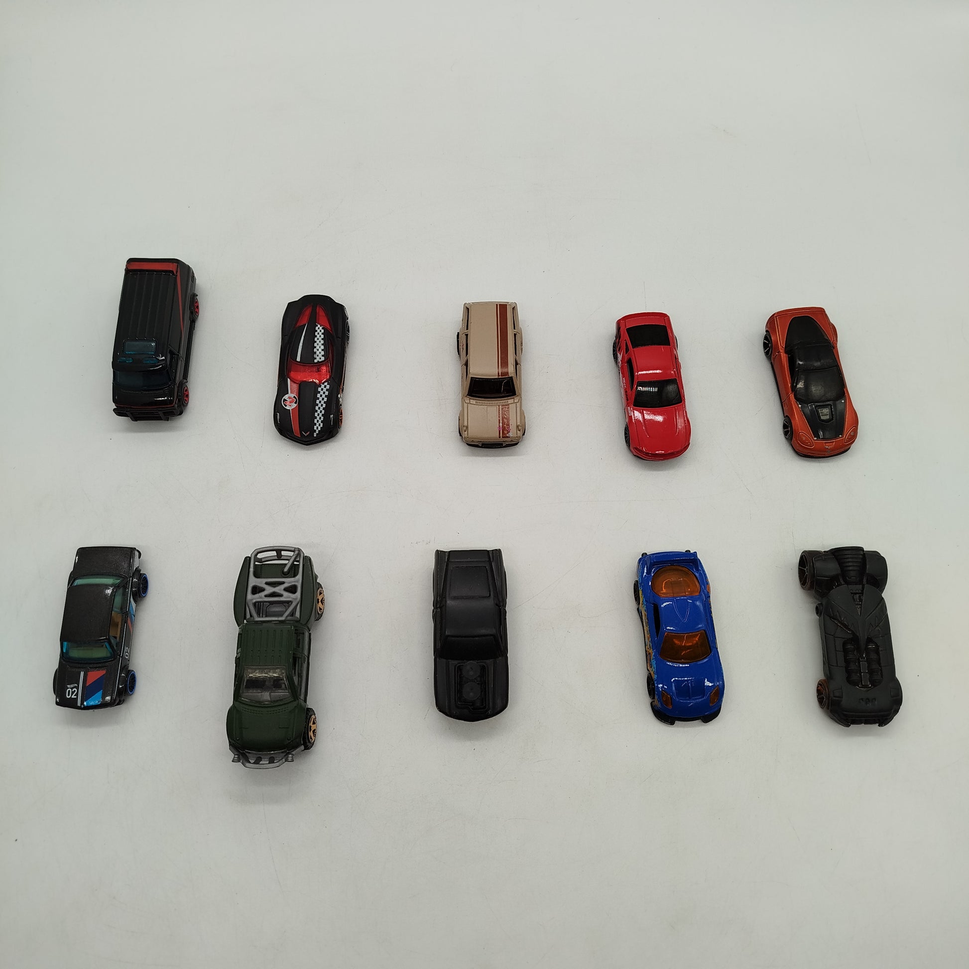 Bundle Hot Wheels x10 Modellautos Set, gebraucht, ab 3 Jahre 