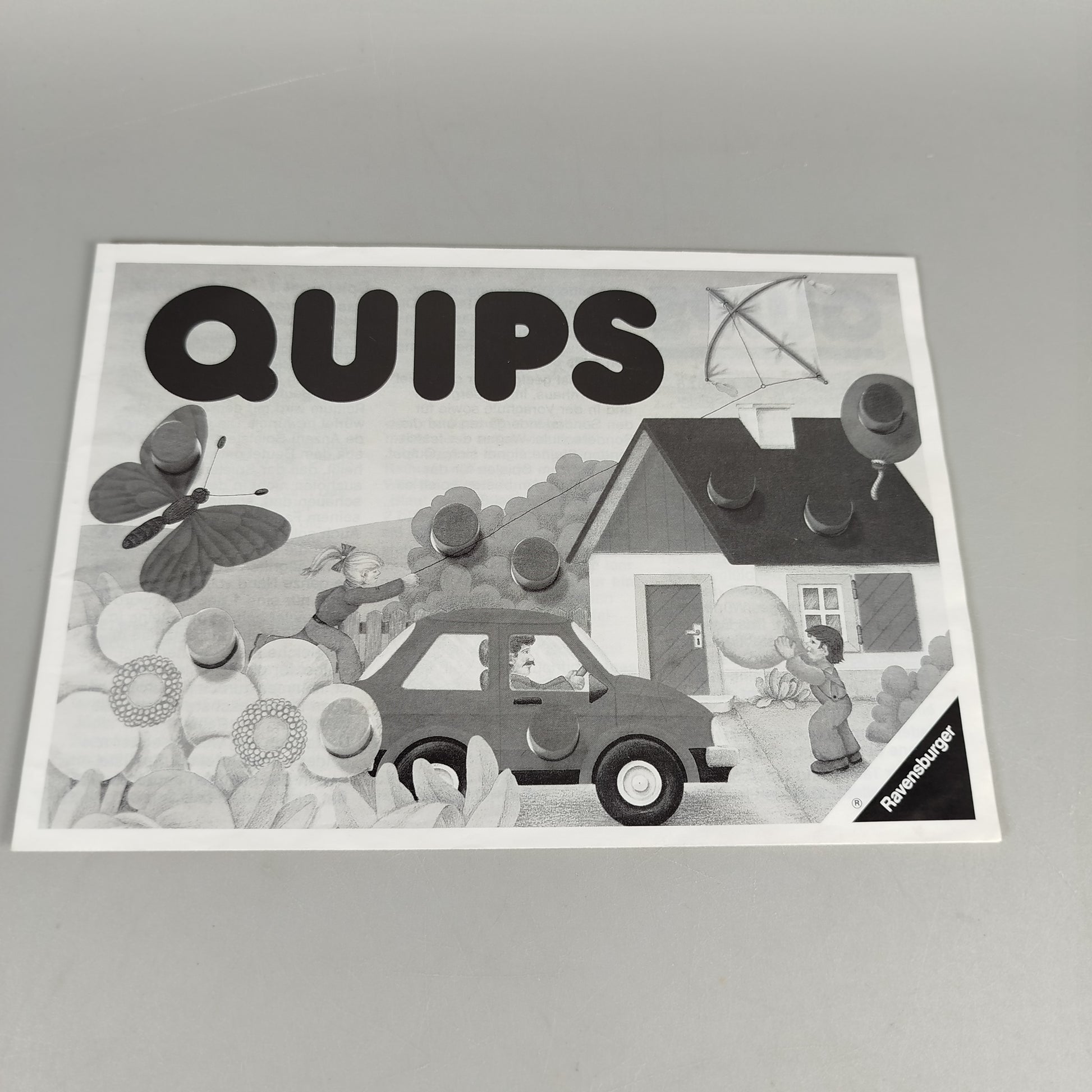 Ravensburger QUIPS Brettspiel – Komplettset, gut erhalten