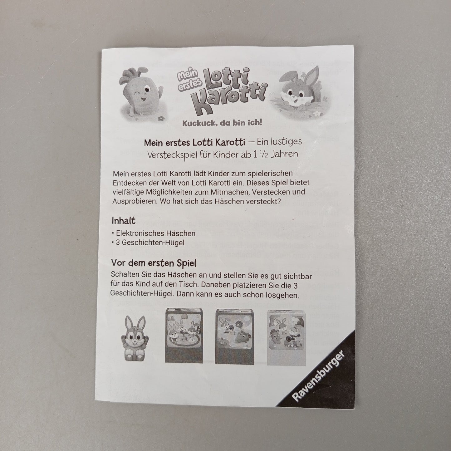 Ravensburger Brettspiel – Mein erstes Lotti Karotti, OVP