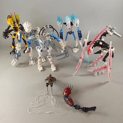LEGO Bundle Bionicle 🧱✨ Set von 5 Baufiguren, ab 6 7 8 Jahre | ✅ geprüft 