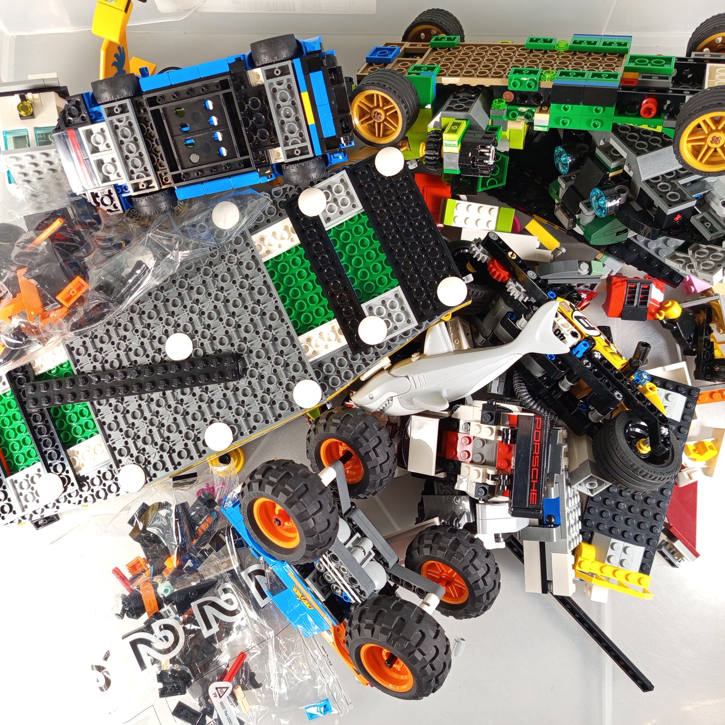 Konvolut LEGO Fahrzeuge & Figuren ca. 2,3 kg, ab 6 7 8 Jahre