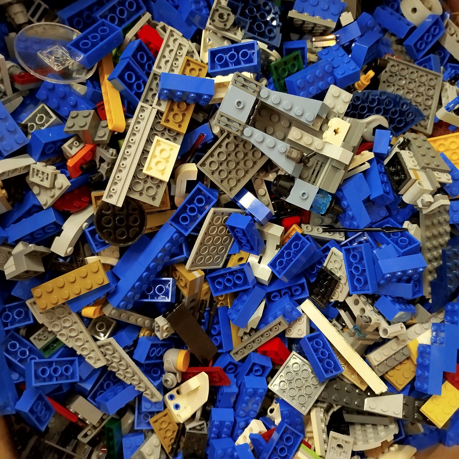 LEGO Konvolut ca. 4 kg, Steine, Platten, Räder