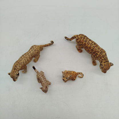 Schleich Bundle Großkatzen Leoparden Set von 4 Figuren