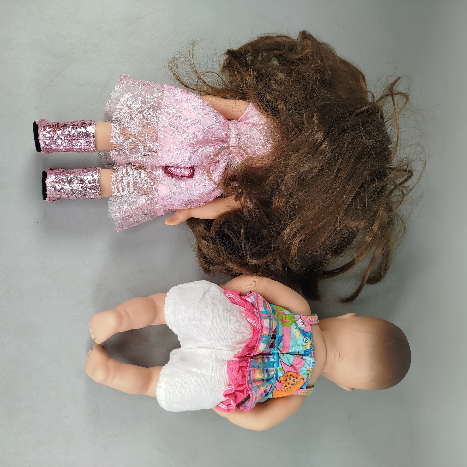 Götz Bundle 2x Puppen mit Kleidung, gebraucht, ab 3 4 5 Jahre | ✅ geprüft 