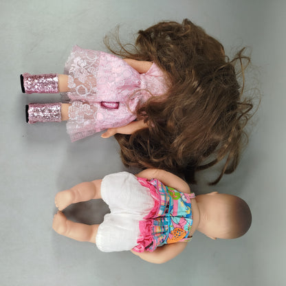 Götz Bundle 2x Puppen mit Kleidung, gebraucht, ab 3 4 5 Jahre | ✅ geprüft 