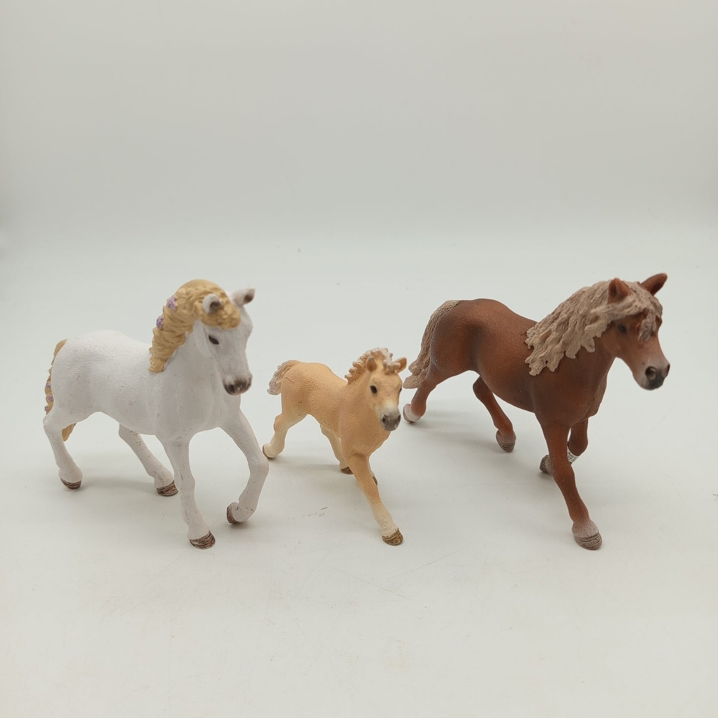 Schleich Pferdefamilie – Set von 3 Figuren, sehr gut