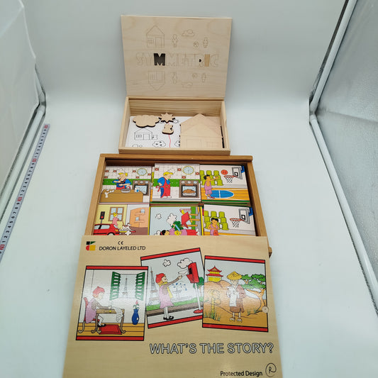 Doron Layeled Ltd. Bundle 2x Symmetric & Story Puzzle