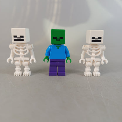 LEGO Bundle Minecraft 7x Minifiguren, gebraucht, ab 6 7 8 Jahre | ✅ geprüft 