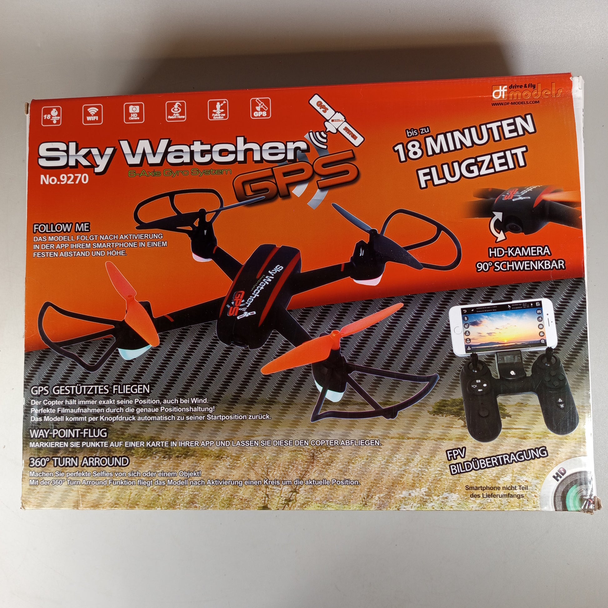 Drive & Fly Models Sky Watcher GPS Drohne, ab 10 11 12 Jahre | ✅ geprüft 