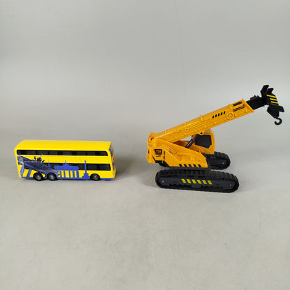 Linde Bundle Set von 3 Stapler, Bagger & Doppeldeckerbus