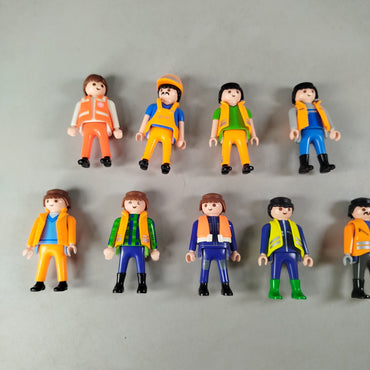 Playmobil Bundle Bahn 10x Figuren, gebraucht, ab 3 4 5 Jahre | ✅ geprüft 