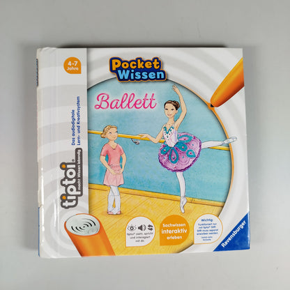Ravensburger Tiptoi Bücher-Set: Bilderlexikon Tiere und Pocket Wissen Ballett