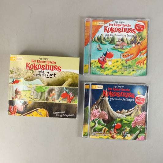 cbj audio Bundle Kokosnuss Set von 3 Hörspiel CDs ab 6 7 8 Jahre | ✅ geprüft 