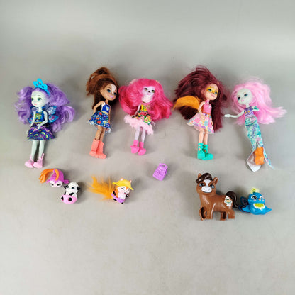 Mattel Bundle Enchantimals Puppen&Tiere,gebraucht,ab 3 4 5 Jahre | ✅ geprüft 