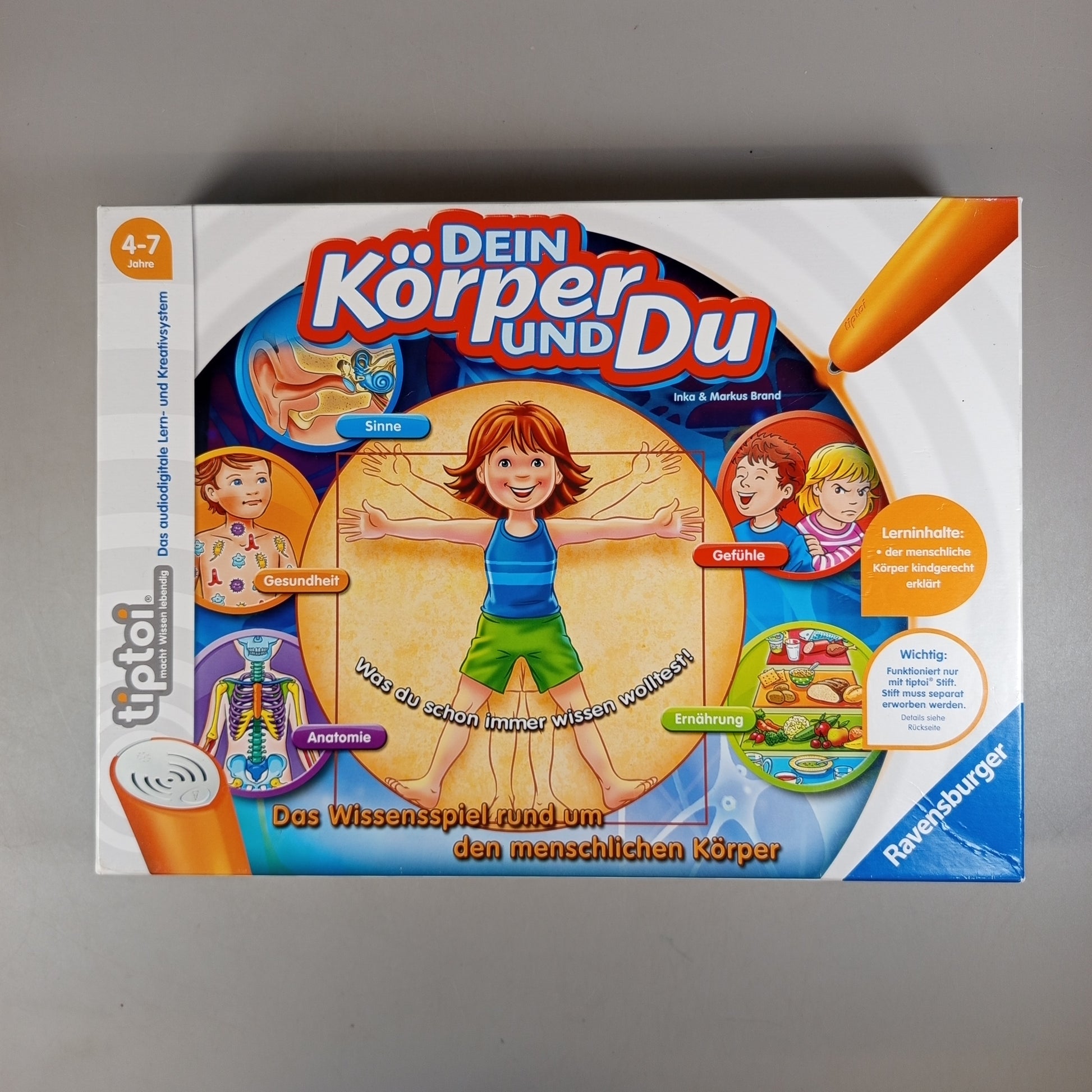 Ravensburger tiptoi Lernspiel-Set – Dein Körper & Du, Die verrückte Weltreise