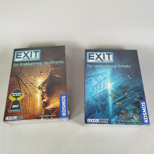 KOSMOS Bundle EXIT Set von 2 Brettspiele, Neu