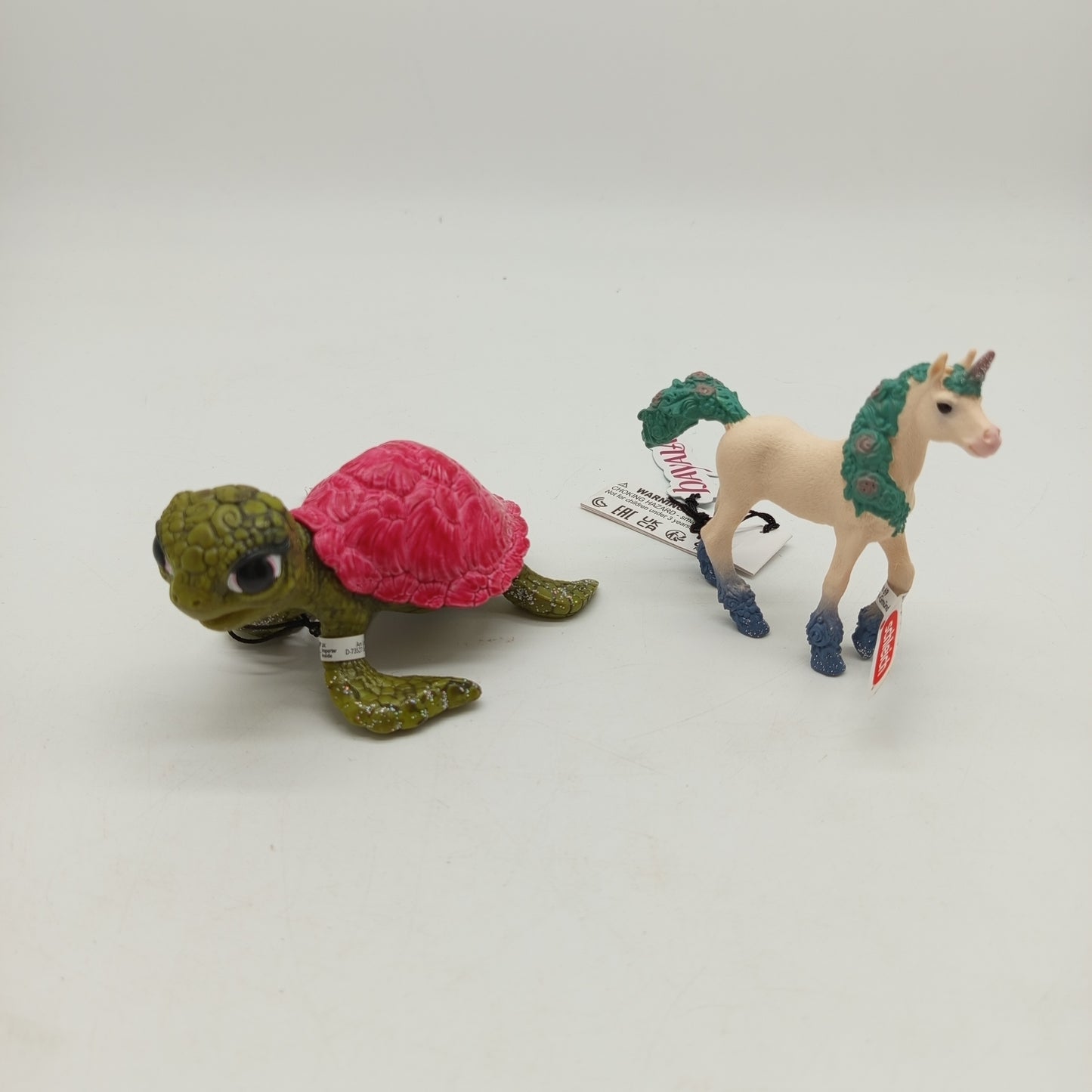 Figuren-Set – Schildkröte & Einhorn, fantasievolles Spielzeug