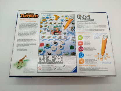 Ravensburger Tiptoi Abenteuer Tierwelt, Lernspiel, wie neu