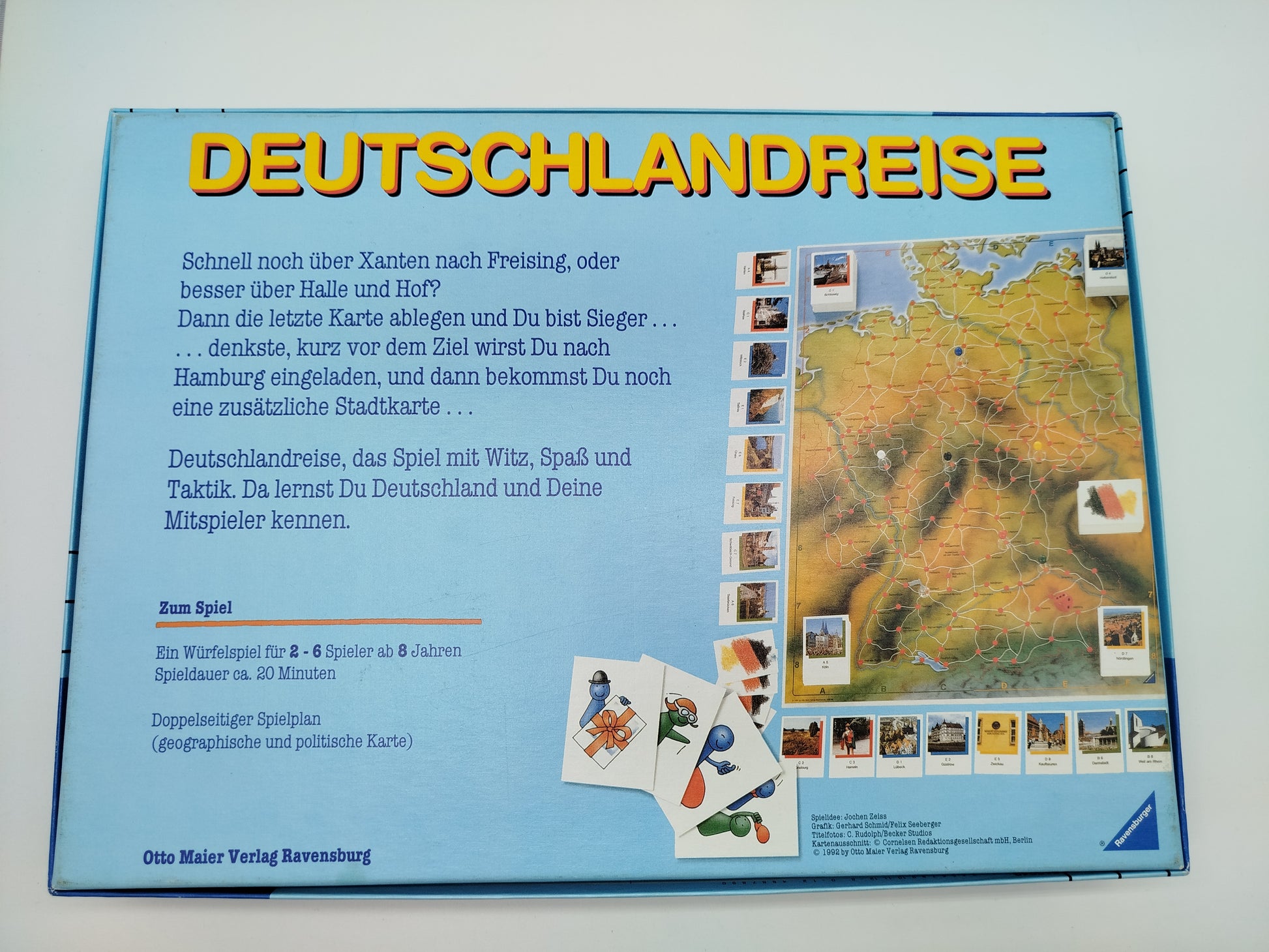 Ravensburger Brettspiel Deutschlandreise – Klassiker, OVP