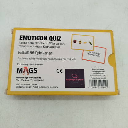 Bubblegum Stuff Emoticon Quiz Kartenspiel gebraucht ab 6 7 8 Jahre | ✅ geprüft 