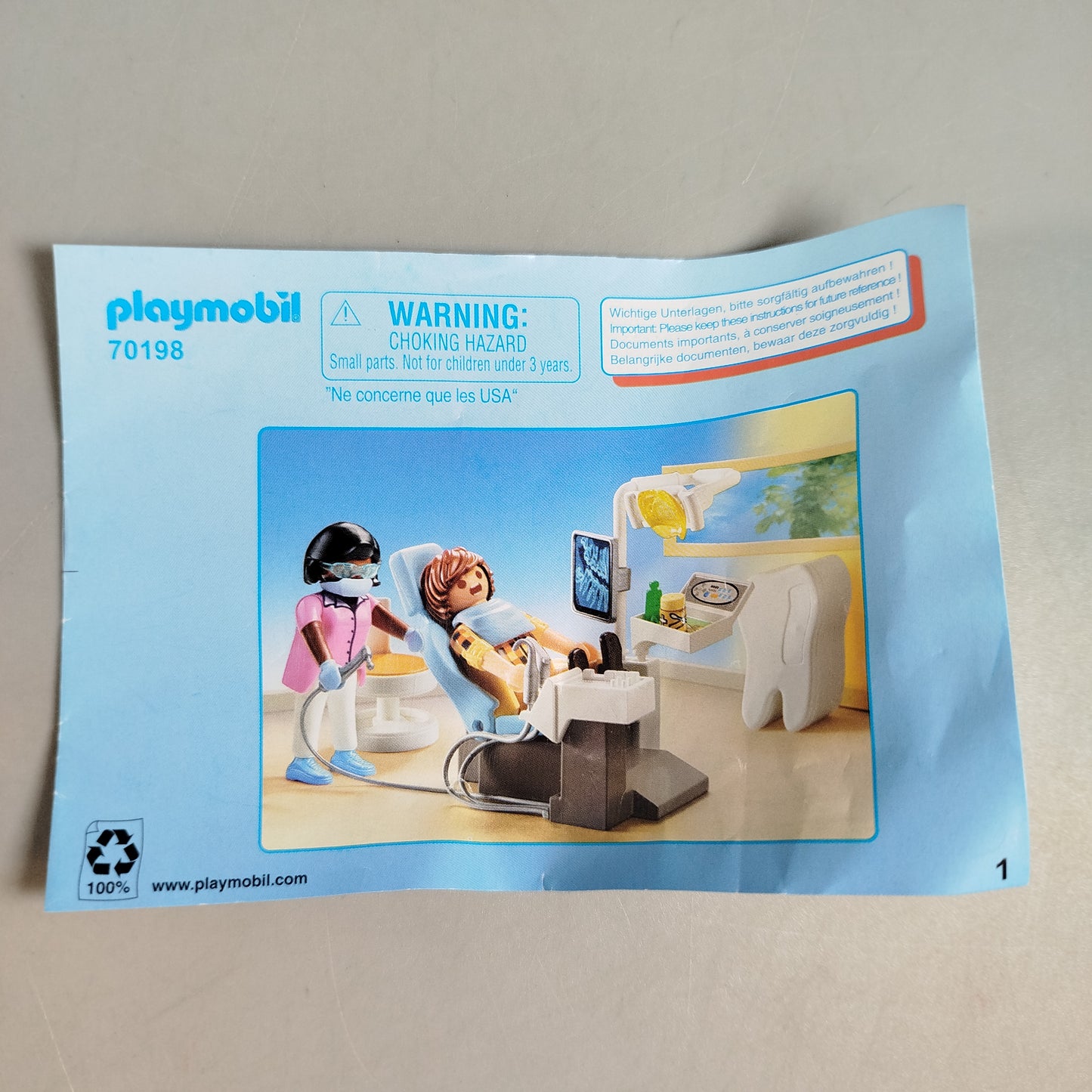 Playmobil Zahnarztpraxis Spielset mit Figuren & Zubehör