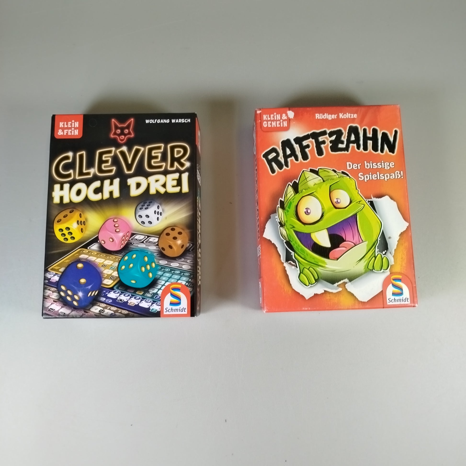 Schmidt Spiele Set - Clever hoch drei und Raffzahn