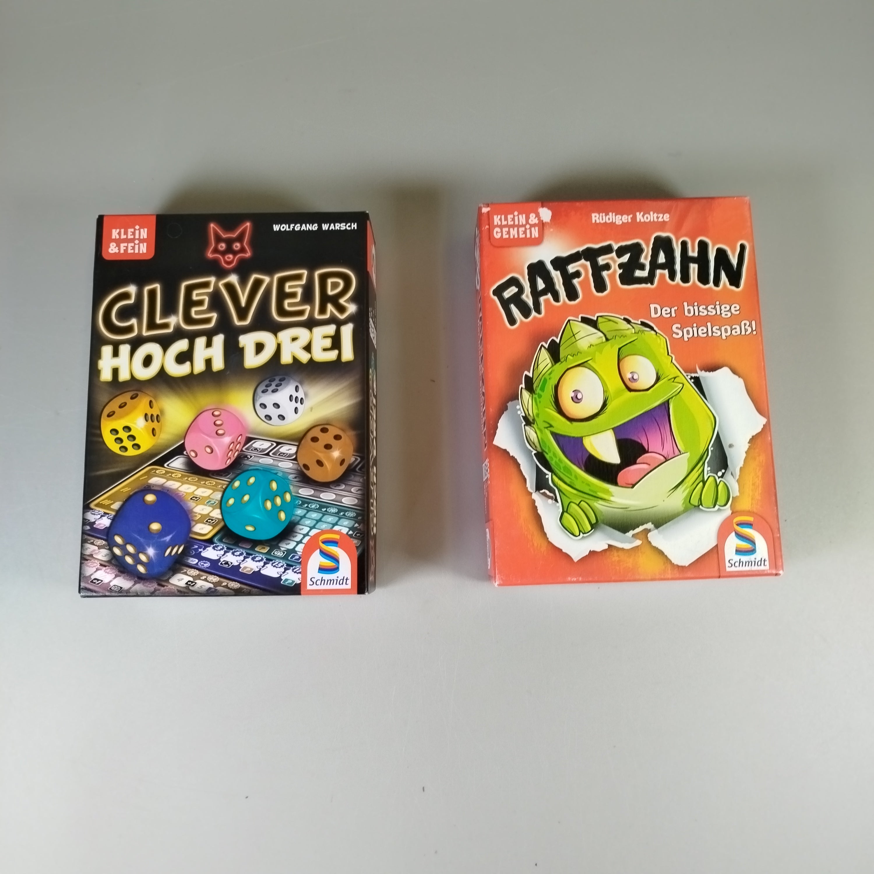 Schmidt Spiele Set - Clever hoch drei und Raffzahn