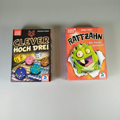 Schmidt Spiele Set - Clever hoch drei und Raffzahn