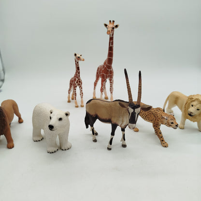 Schleich Bundle Safari Wildtiere Set von 14 Figuren