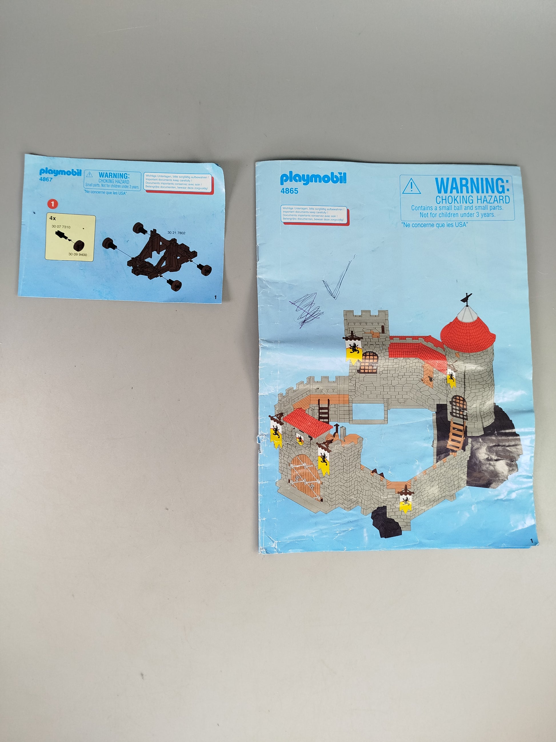 Playmobil Mittelalter Löwenritterburg – mit Figuren & Zubehör, wie neu