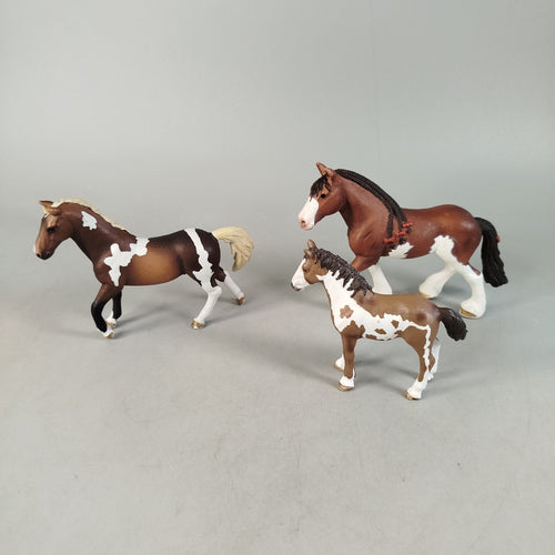 Schleich Bundle Pferde Set von 3 Figur, gebraucht, ab 3 4 5 Jahre | ✅ geprüft 